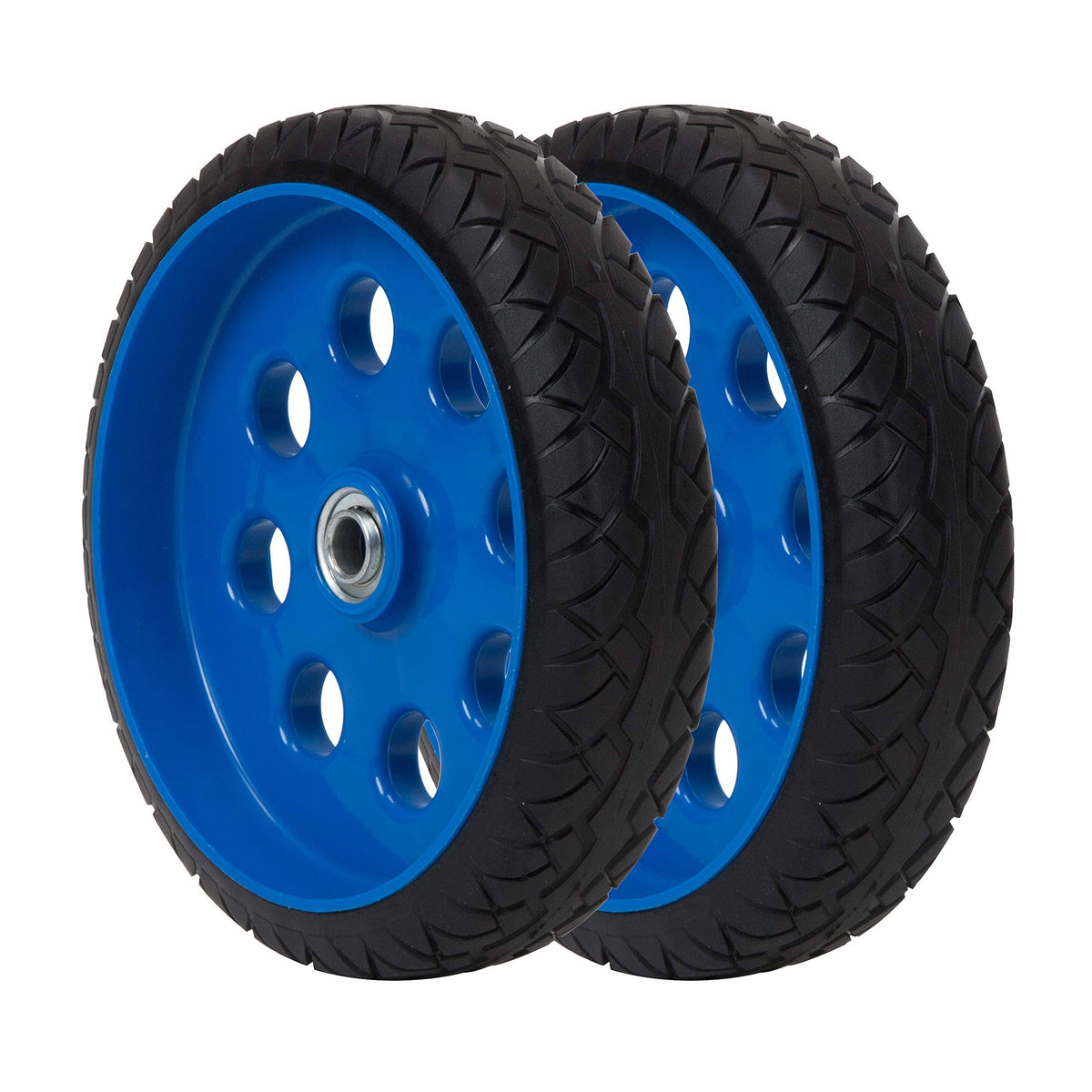 10 inch Flat-Free Replacement Wheels for Hand Trucks 2-Pack P8202