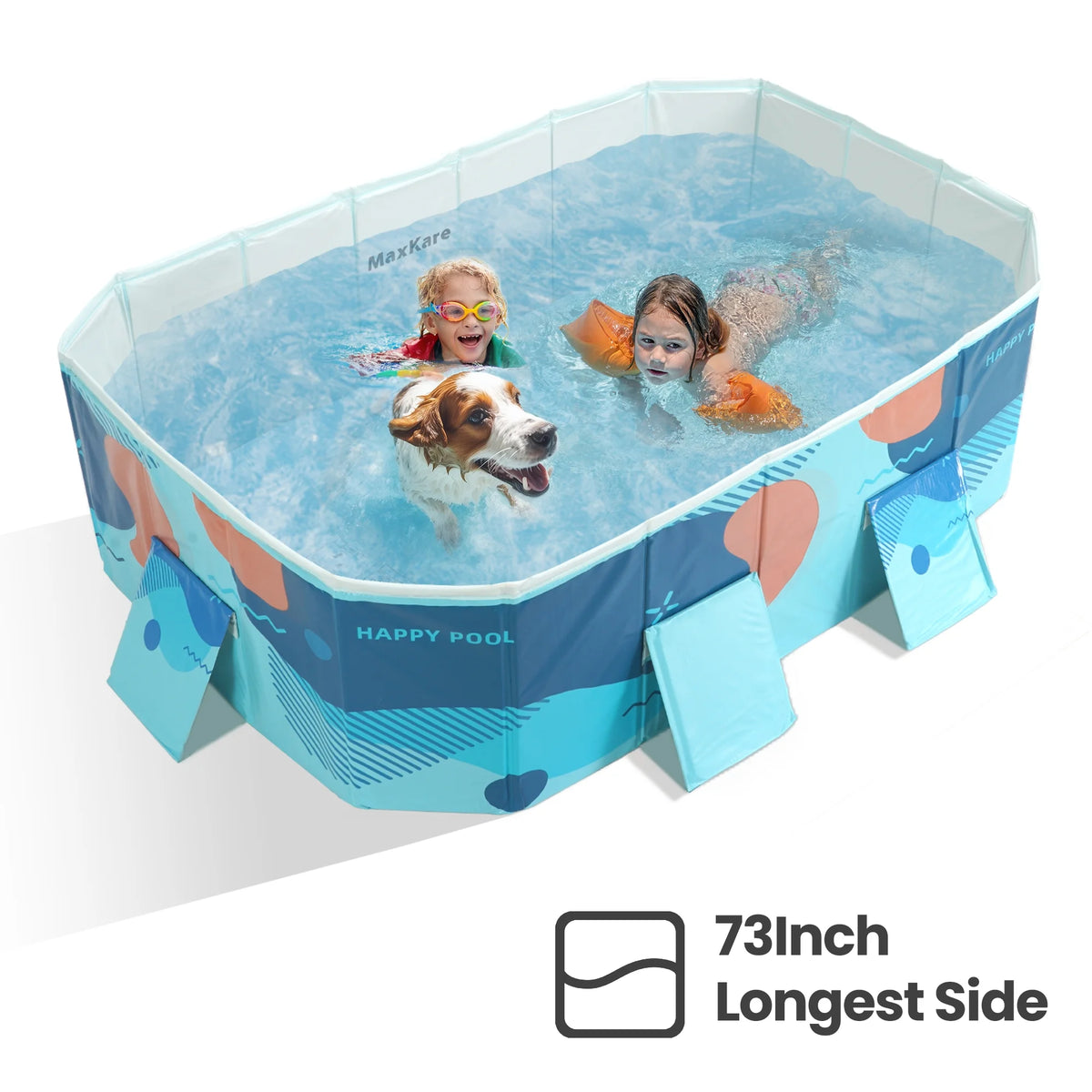 Foldable Swimming Pool Blue R43028