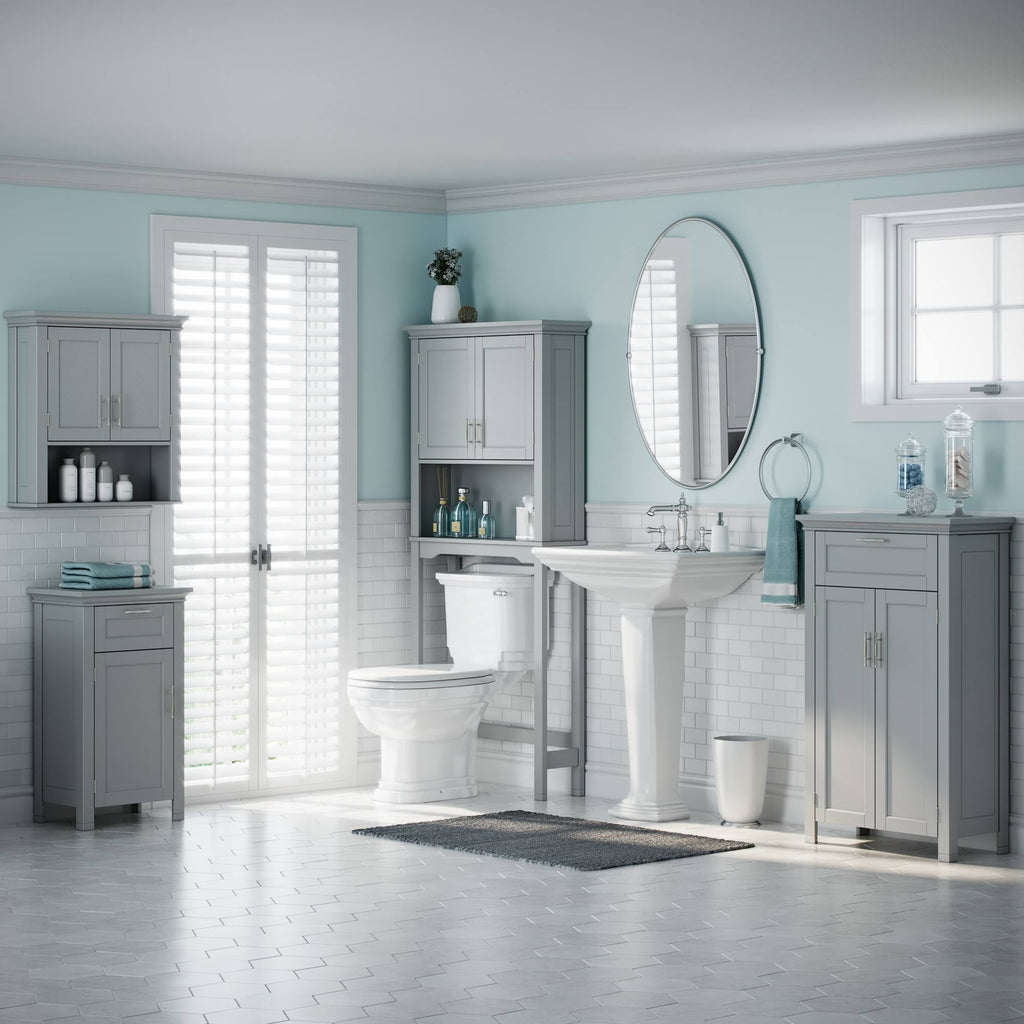 Gray Storage Wall Cabinet S35722