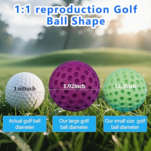 9-Cavity 3D Golf Ball Silicone Molds with Lid F158120