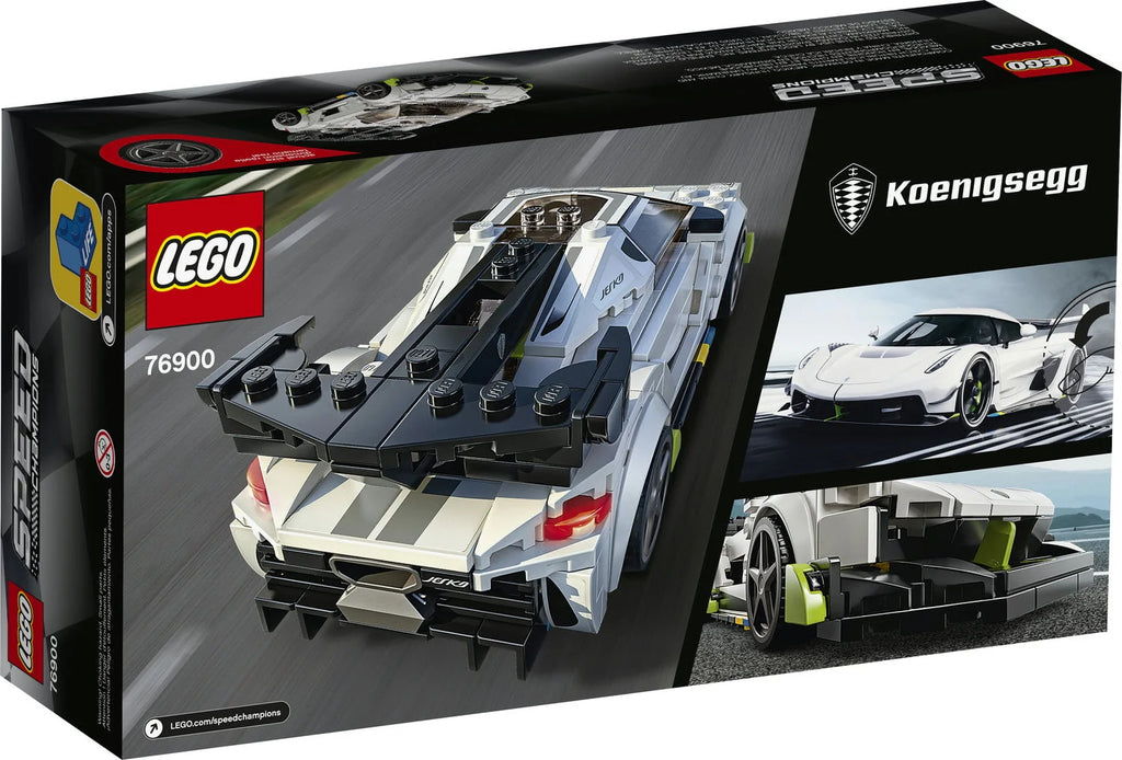White Racing Car Building Set V84178