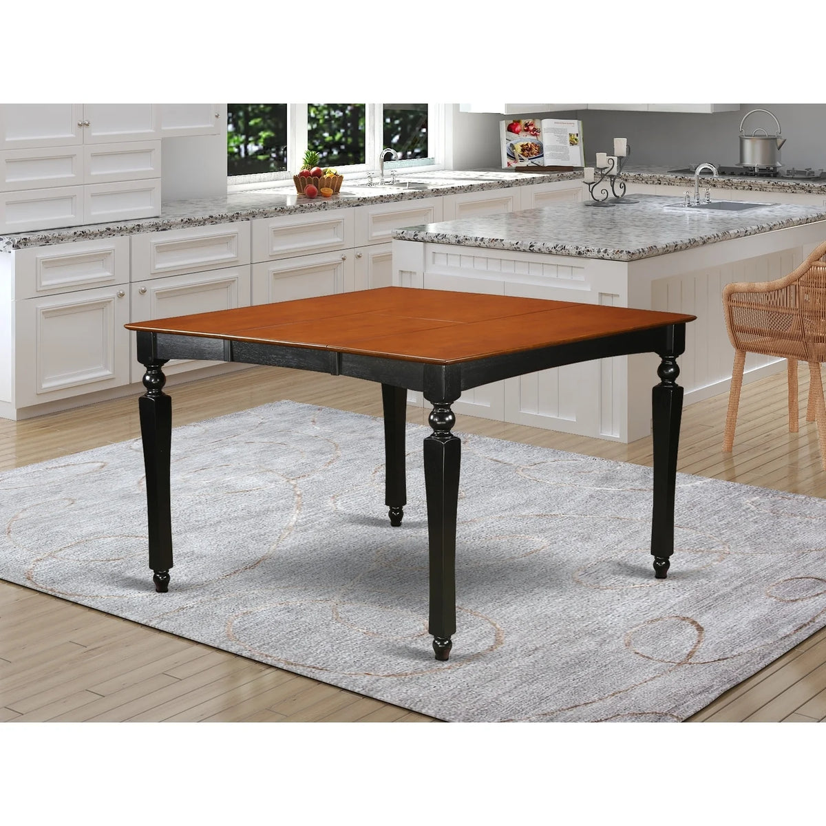 54" Square Counter Height Dining Table With Butterfly Leaf X641