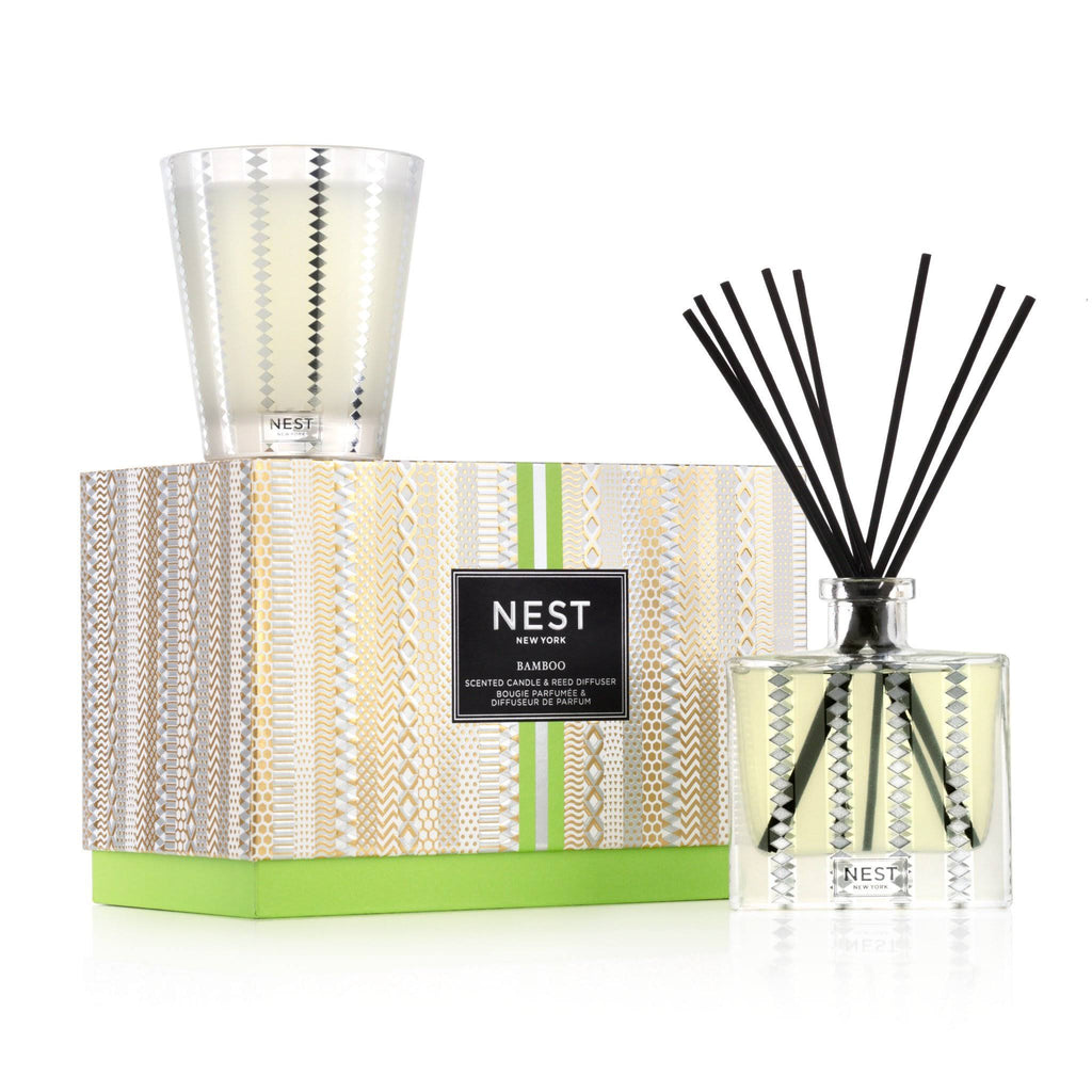 Bamboo Candle & Diffuser Set Q8425