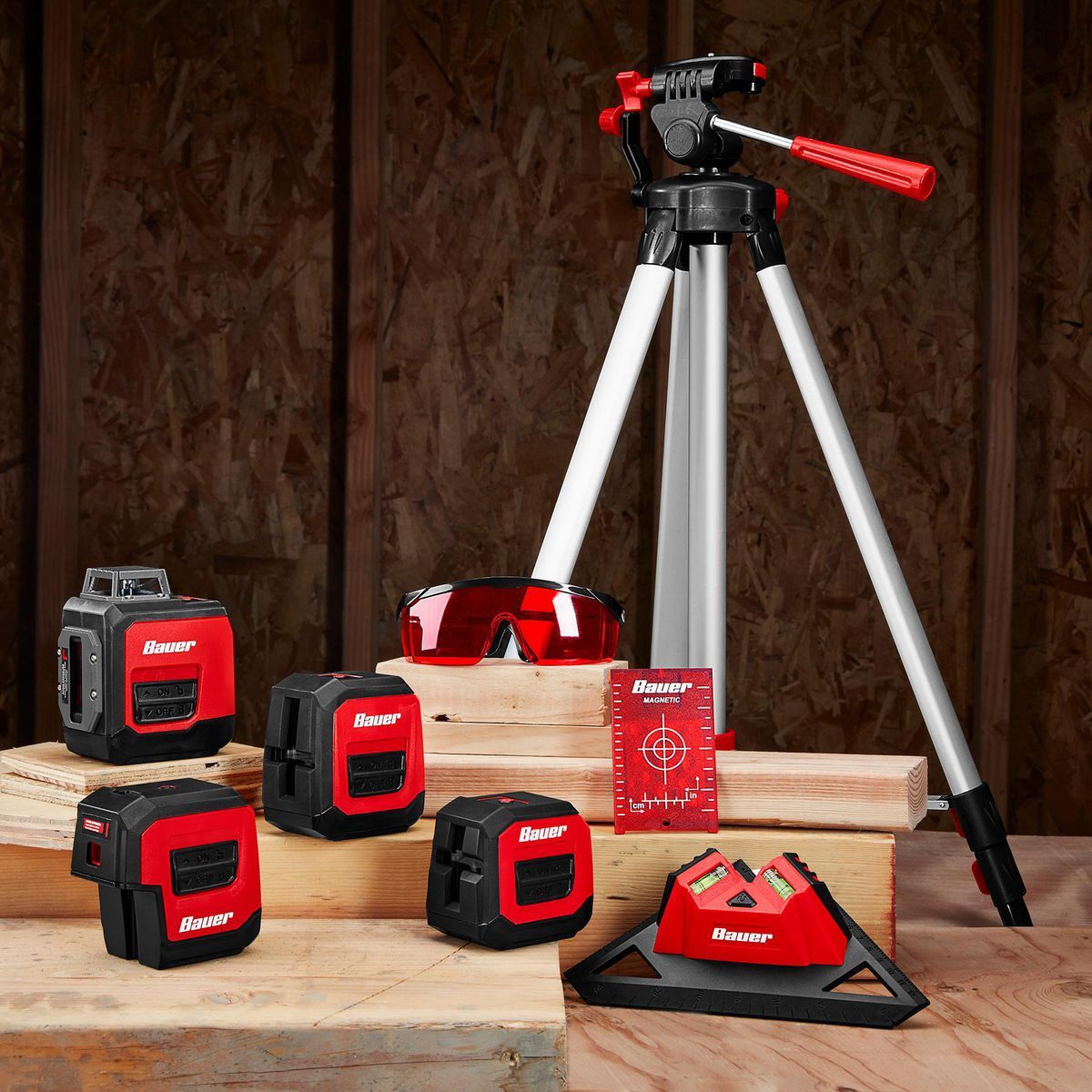 Self-Leveling 360 Horizontal Cross-Line Laser Level W532