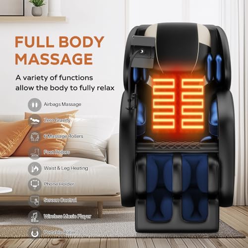 Zero Gravity Full Body Massage Chair with Heating S7573