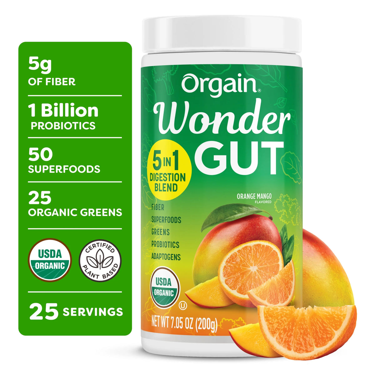 Orange Mango 0.44lb Fiber Superfood Powder U1865