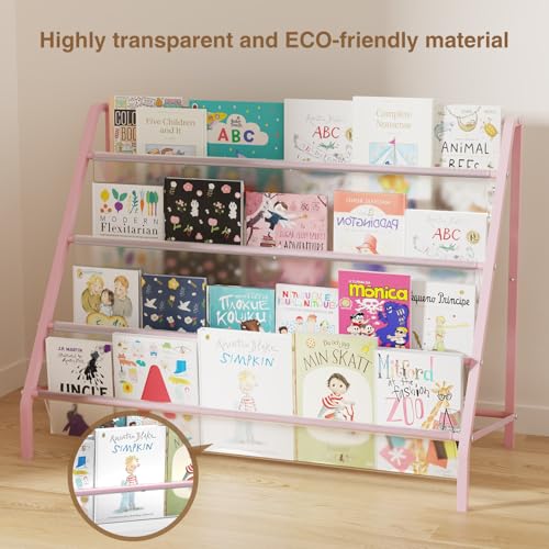 4 Tier Metal Kids Bookshelf V404271