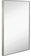 Brushed Metal Wall Mirror 22" x 30" M54448