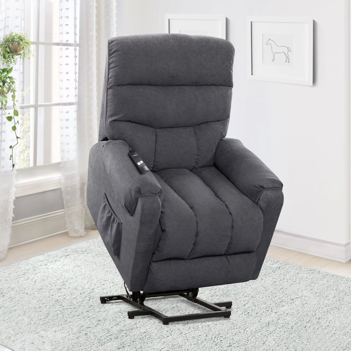 Fabric Power Lift Assist Recliner U89425