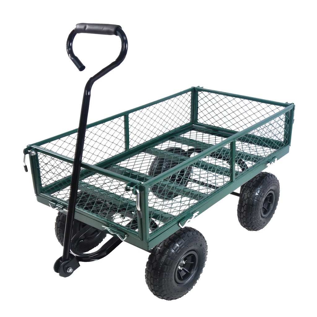 Heavy-Duty Wagon Cart Garden Cart 550lb Capacity Z3361