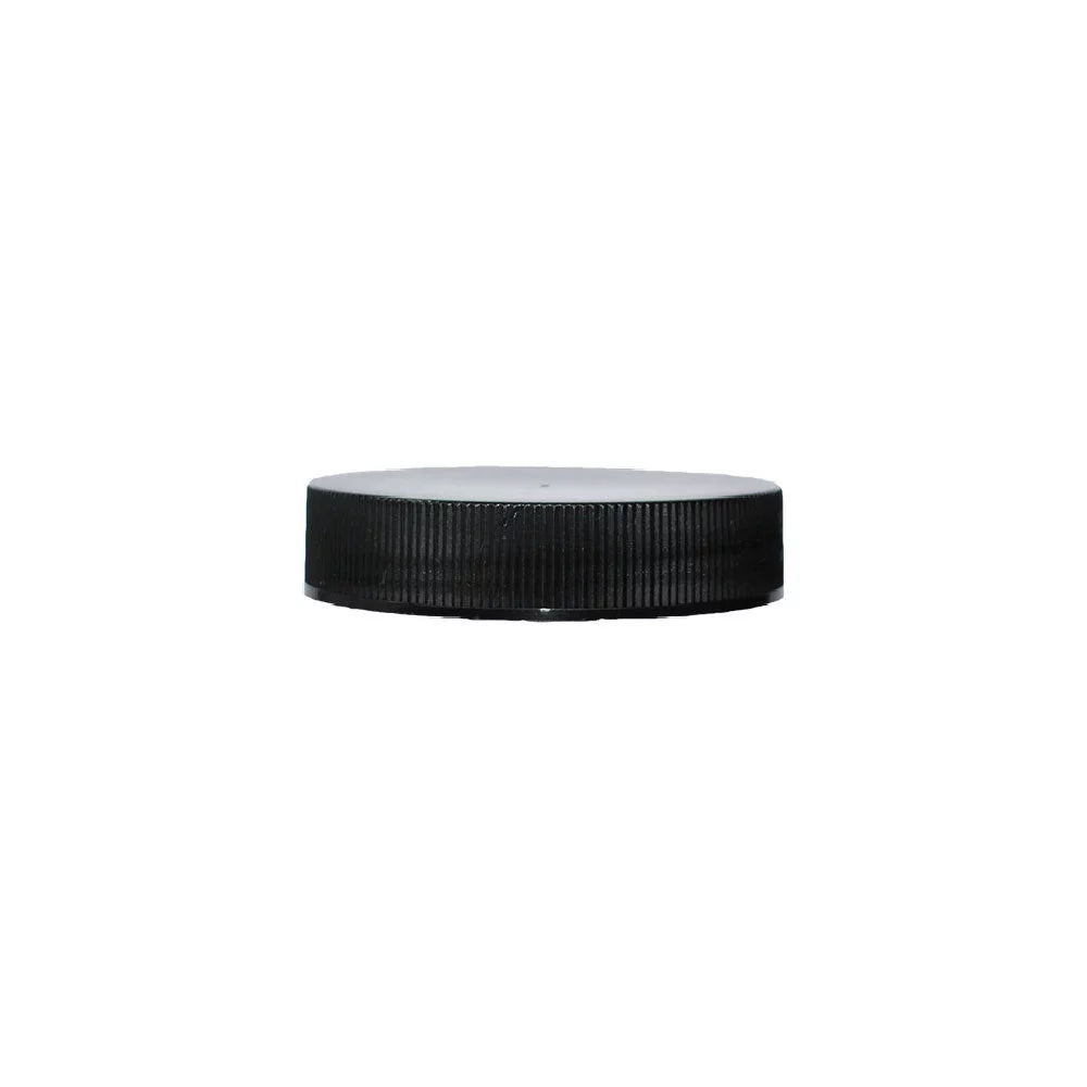 24 Pack 4 oz Clear Glass Jar with Black Plastic Cap I1513