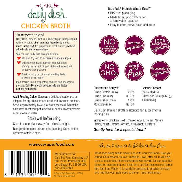 Chicken Broth Meal Topper for Dogs and Cats Q411092