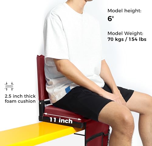 Stadium Seats with Back Support and Cushion K942
