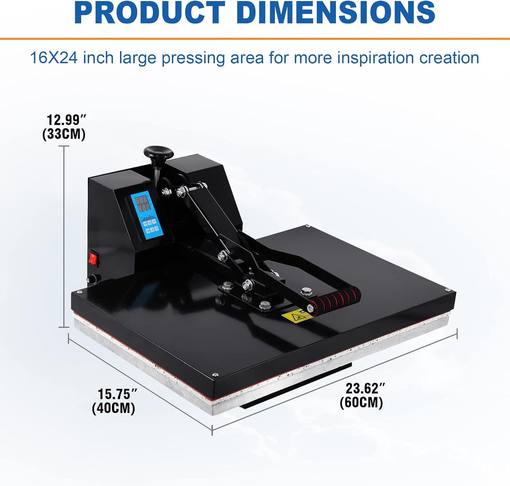 16x24" Clamshell Heat Press Machine O123709