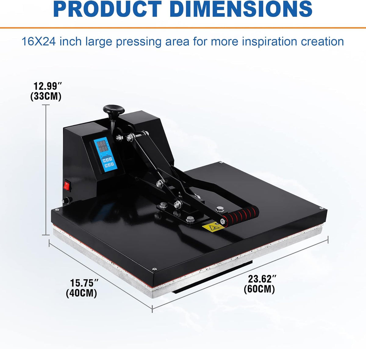 16x24" Clamshell Heat Press Machine O123709