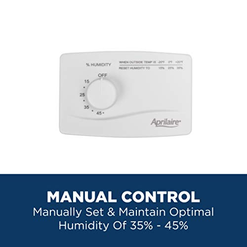 Whole Home Humidifier with Manual Control and Bypass Humidifier Installation Kit, Compact Furnace Humidifier I5530
