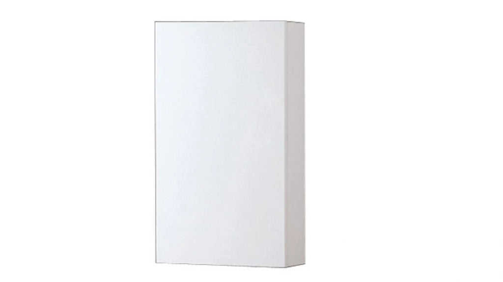 14x22 Wide by 24x22 High Linen Side Cabinet with One Door in Gloss White Finish L475392