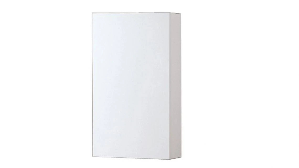 14x22 Wide by 24x22 High Linen Side Cabinet with One Door in Gloss White Finish L475392