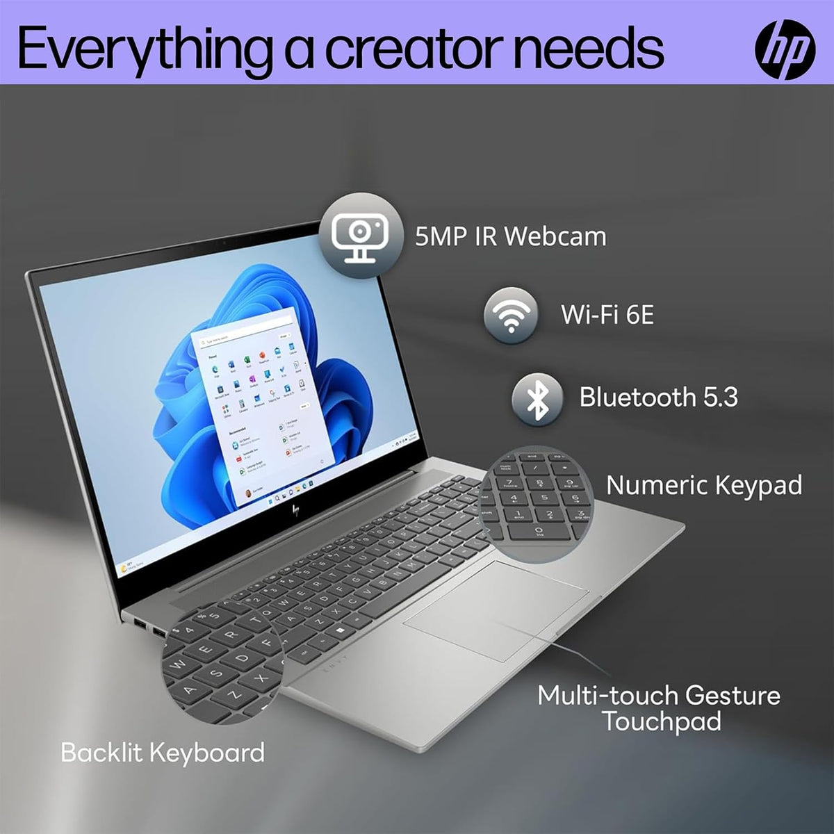 17.3 Touchscreen Laptop - i7-1355U - RTX 3050 - Backlit Keyboard - Windows 11 - Wi-Fi 6E - Thunderbolt 4 - 64GB RAM - 2TB PCIe SSD U809