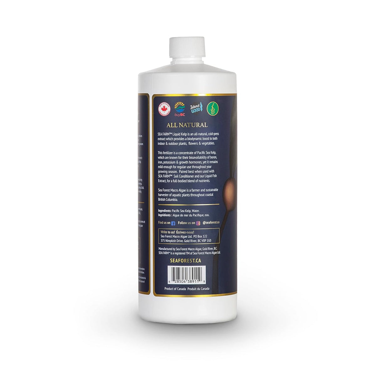 Organic Liquid Kelp Fertilizer (1L) Y124