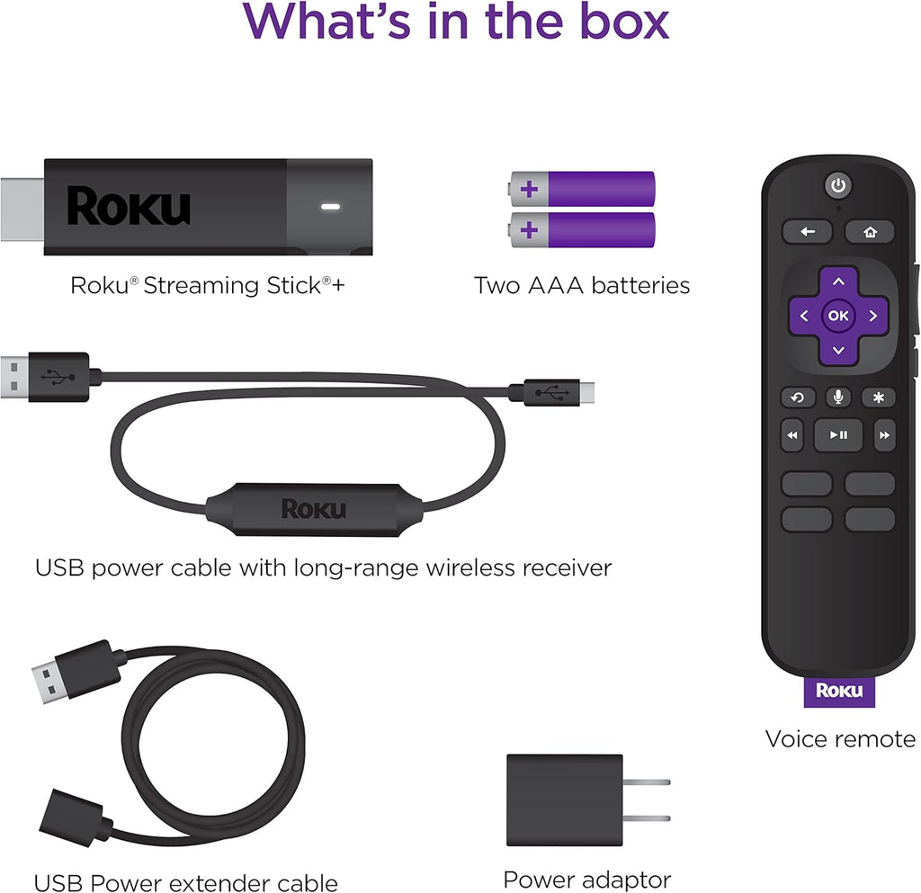 Streaming Stick 4K HDR Streaming Device with Voice Remote Pack of 2 Z778006