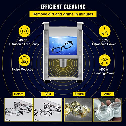 6L Ultrasonic Cleaner with Heater Timer X17560