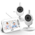 Baby Monitor with Camera and Audio 4.3 Inches LCD Split Screen Q876