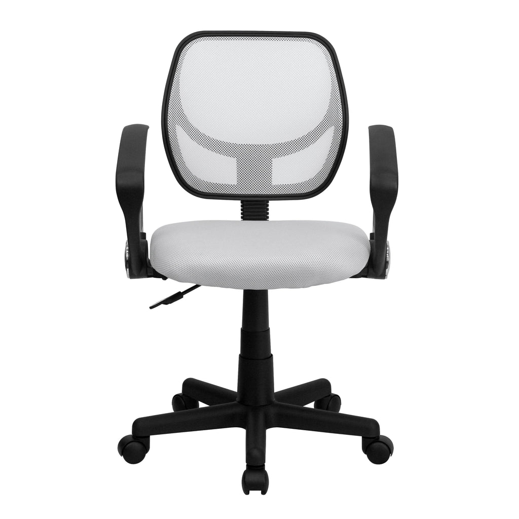 Red Mesh Mid Back Task Chair E645