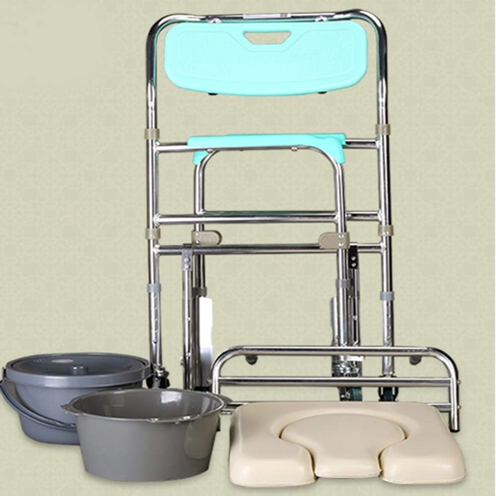 Folding Toilet Seat with Handles and Bucket N15458