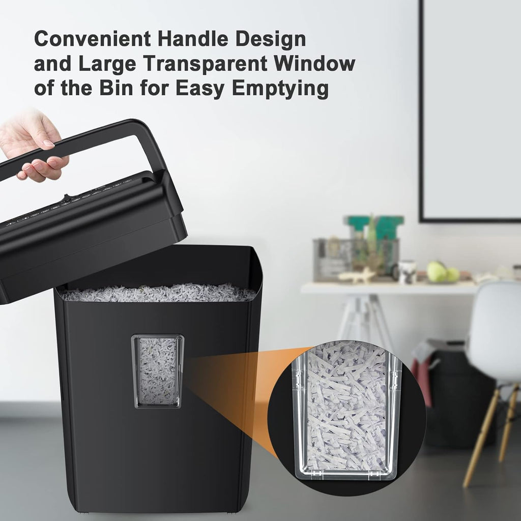 10-Sheet Cross-Cut Paper Shredder with 5.5 Gallons Basket U786599