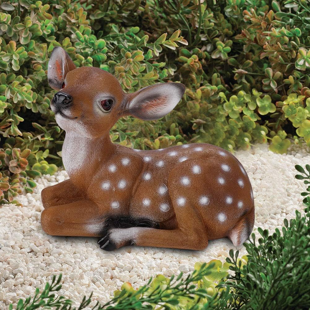 Deer Figurine Garden Animal Statues U5285