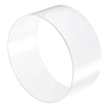 Clear Acrylic Rigid Round Tube 8.4 ID 4 Length Pack of 2 J9317