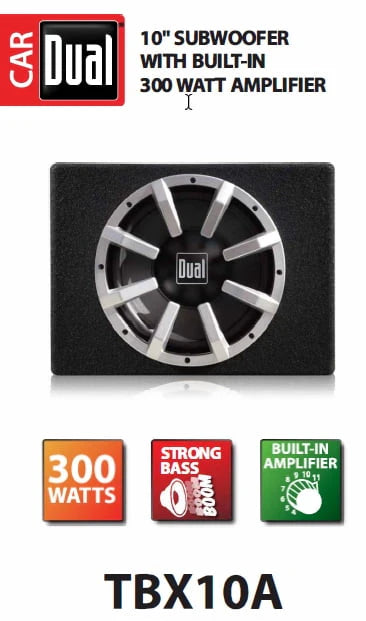 10-inch Enclosed Subwoofer D924340