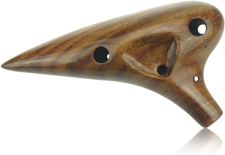 12 Hole Alto C Acacia Wood Ocarina Z44359