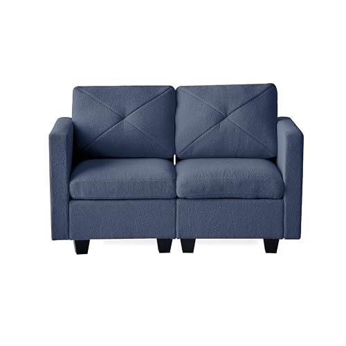 Modular Sectional Sofa, Boucle Fabric U Shaped Couch with Storage, 6 Seat D1760
