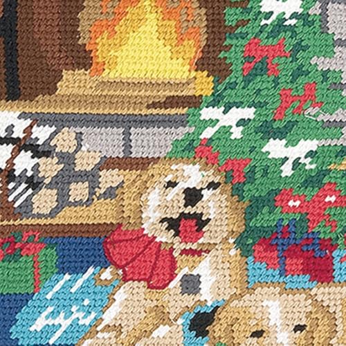 100% Wool Needlepoint Christmas Stocking I84370