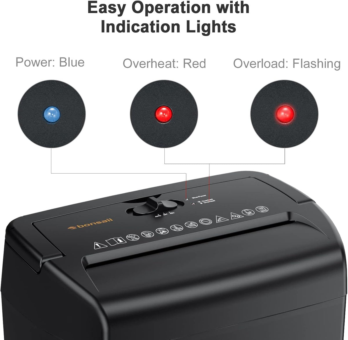 10-Sheet Cross-Cut Paper Shredder with 5.5 Gallons Basket U786599