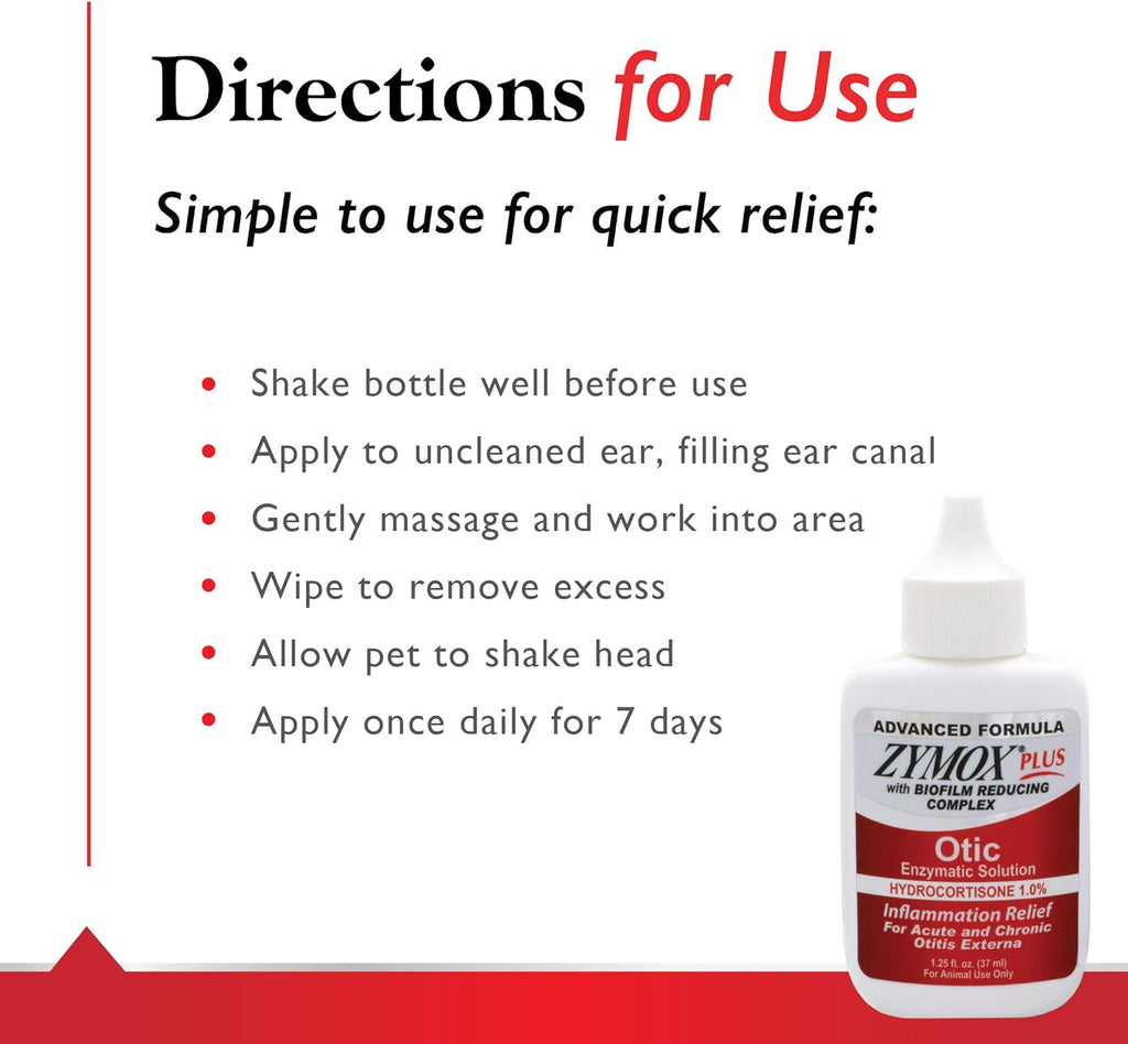 1.25 oz Enzymatic Ear Solution with 1% Hydrocortisone Z2078