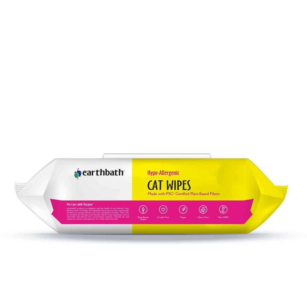 Hypo-Allergenic & Fragrance Free Cat Grooming Wipes H1224