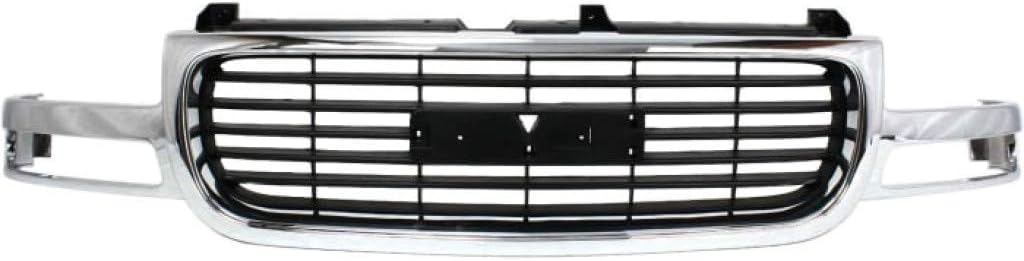 Chrome Shell Painted Black Insert Plastic Grille Assembly A749575