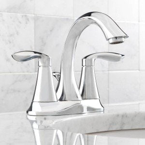 Oil-Rubbed Bronze Two-Handle Centerset Lavatory Faucet with Drain Assembly T229