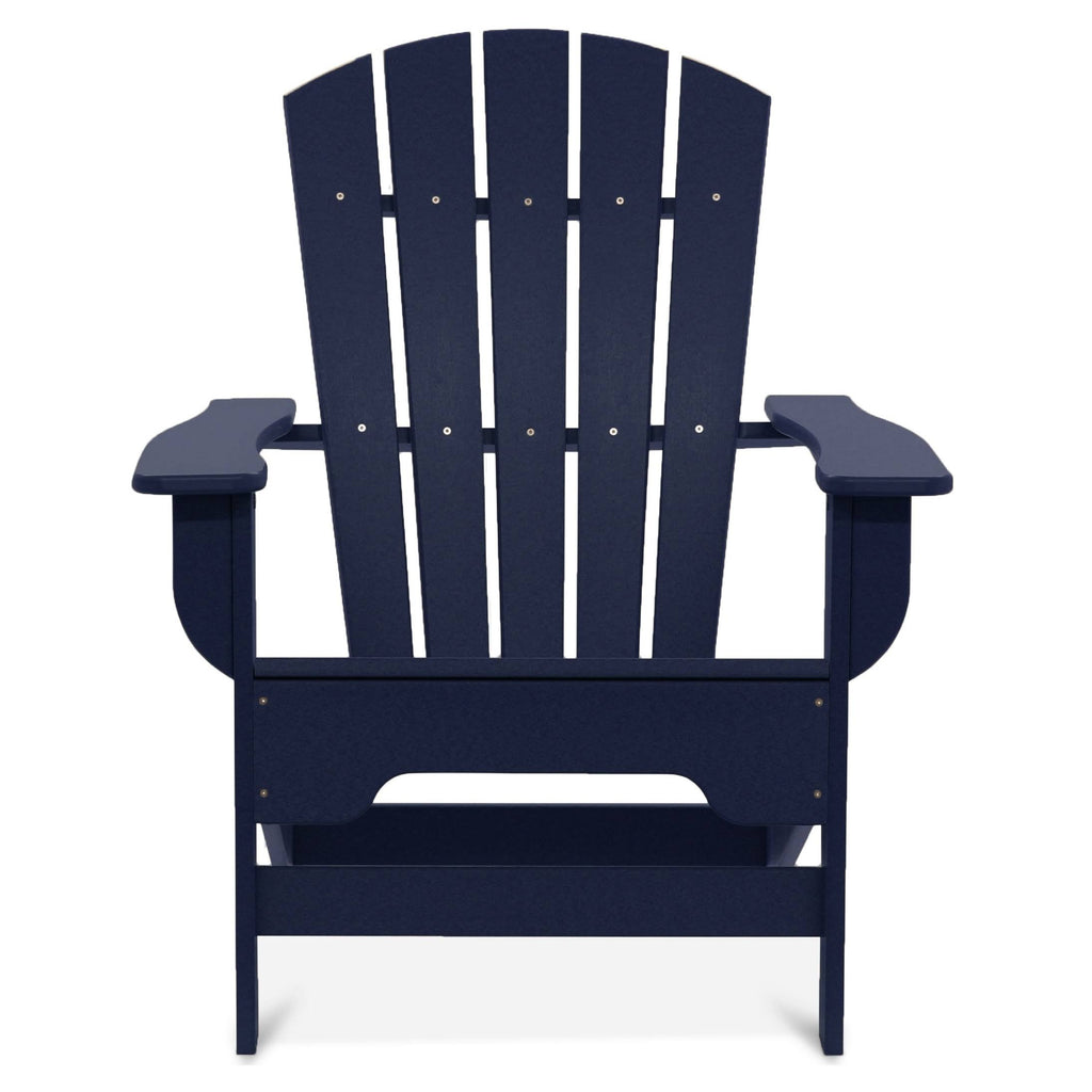 White Recycled Plastic Adirondack Chair A34183