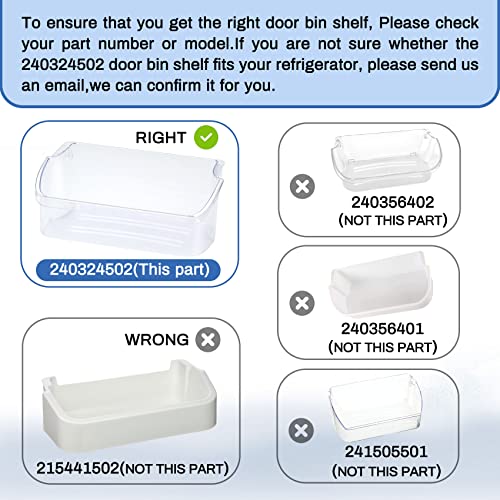 Refrigerator Door Bin Shelf Replacement S38481