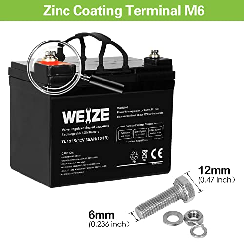 12 Volt 100Ah Deep Cycle AGM Battery H157873