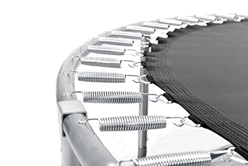 12FT 14FT 15FT 16FT Trampoline with Basketball Hoop, Ladder and Safety Enclosure Net G27864