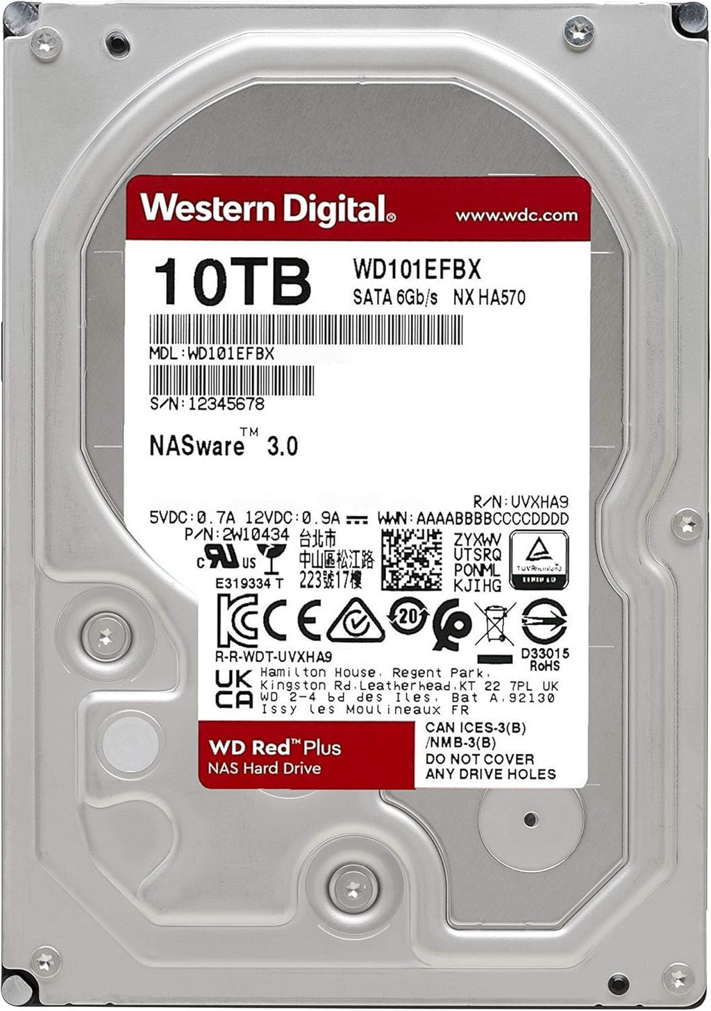 10TB NAS Internal Hard Drive HDD I683
