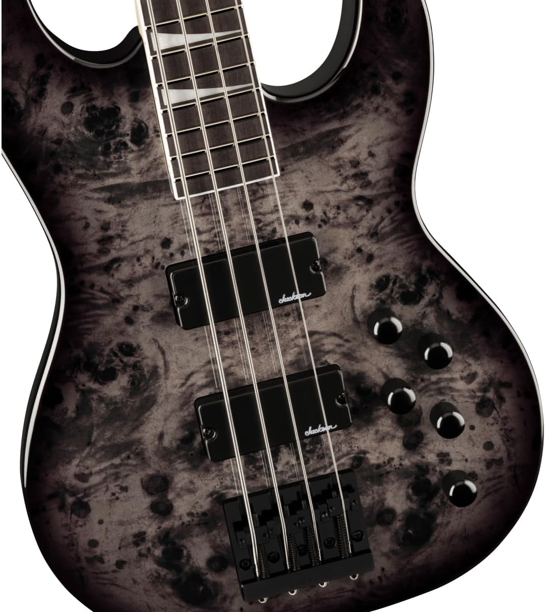 Transparent Black Concert Bass Bass Guitar P76937