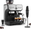 Manual Espresso Machine with Grinder and Milk Frother A8667