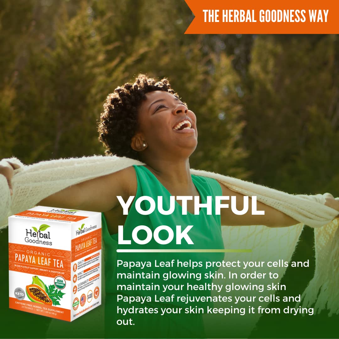 Organic Papaya Leaf Extract Tea 24bags S11267