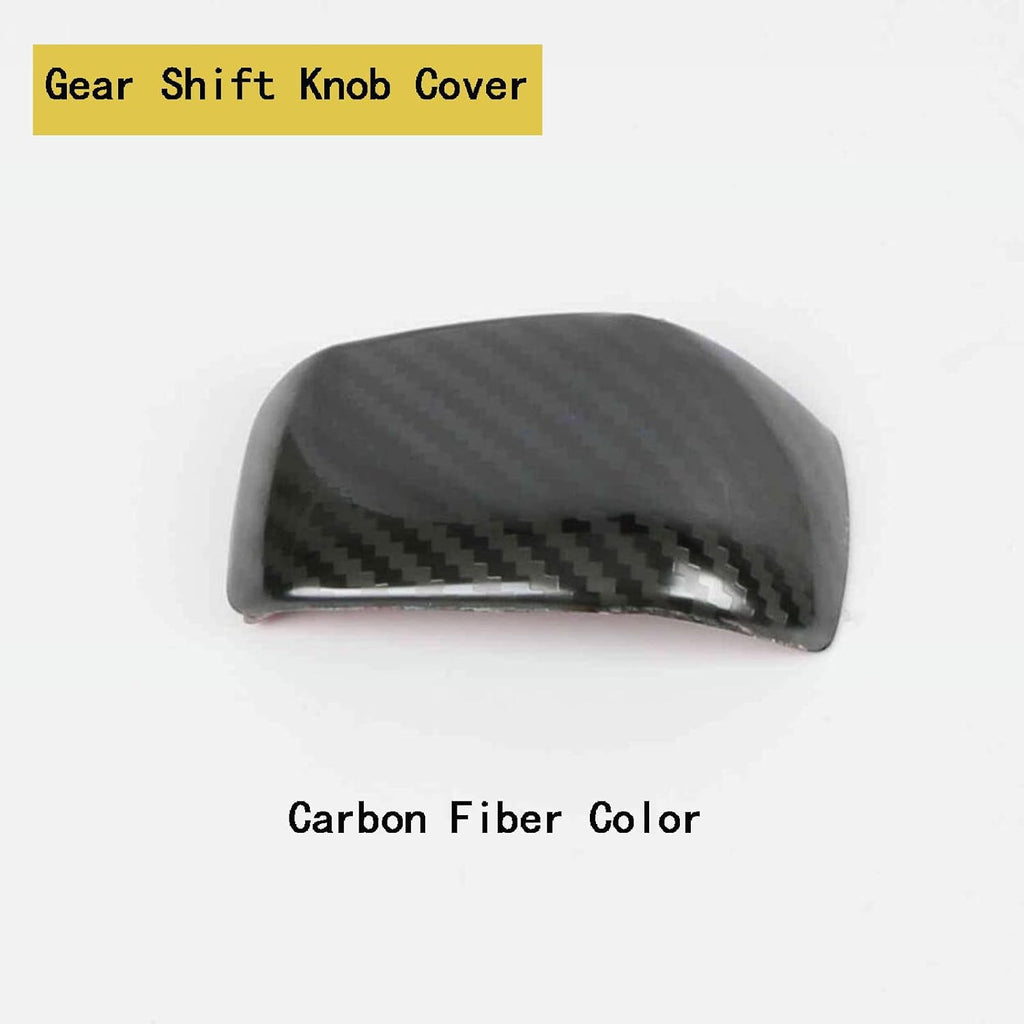 Carbon Fiber Style Gear Shift Knob Cover Pack of 2 N952231